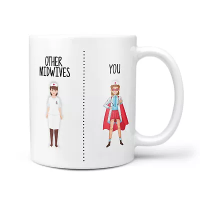 Other Midwives Vs You Gift Mug - Funny Thank You Presents For Midwife Nurse NHS • £9.95