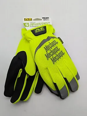 Mechanix Wear - HI-VIS Gloves - FastFit - Safety Neon Yellow - LARGE Work Gloves • $16.99