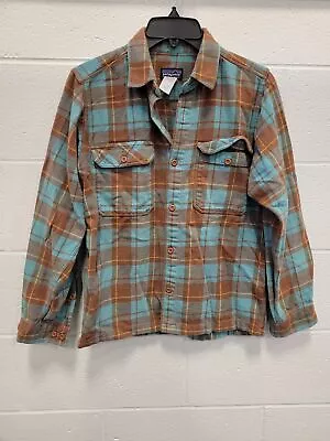 Patagonia Men's Plaid Blue Shirt Sz S • $13.98