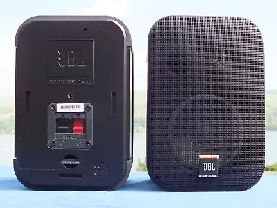 New JBL Control 1 Professional Speakers Black 150 Watt Studio Monitors • £209.99