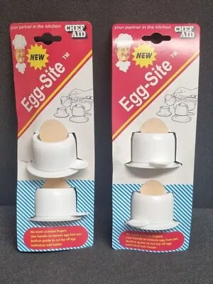 Chef Aid Egg-Site  Egg Cups X 4 New • £1.89