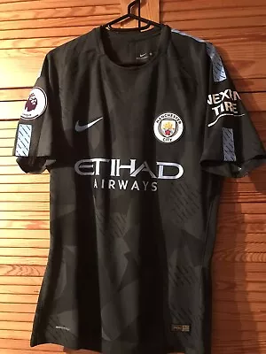 Manchester City FC Match Worn Shirt  Otamendi Argentina Premier League • £249.99