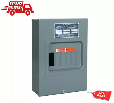 $37.56 • Buy Indoor Main Lug Load Center 100 Amp Electrical Sub-Panel Box 6 Space 12 Circuit