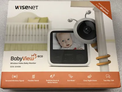 Samsung Wisenet BabyView Eco SEW-3048WN Baby Monitor Camera NEW • $27