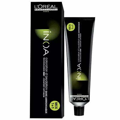 L'Oreal Professionnel INOA Hair Colour Permanent Ammonia-Free 60ml Brand New • £6.99