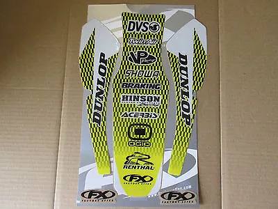 F X  Rear  Fender Graphic Graphics SUZUKI RM125 RM250 1996 1997 1998 1999 2000 • $9.99