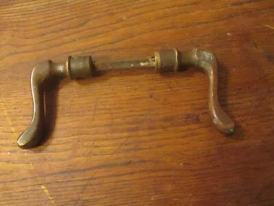 Antique / Vintage Brass Lever Door Handle Set Hardware  RARE • $10