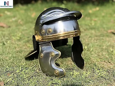 Armor Roman Trooper Helmet Medieval Metal Replica Helm Roman Centurion Officer • $99