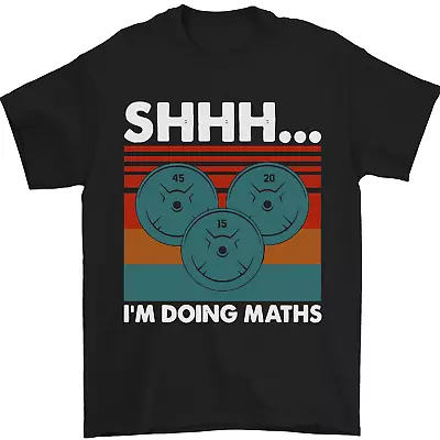 Im Doing Maths Funny Gym Bodybuilding Mens T-Shirt 100% Cotton • £10.48