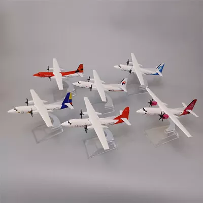 Metal Fokker FK50 Propeller Aircraft Plane Model Avianca Hunnu Malaysia 14cm • $25.95