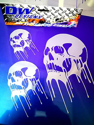 £9.95 • Buy Dripping Skull Mylar Airbrush Art Stencil Set Of 3 Sizes.
