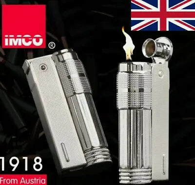 New Imco Triplex Super 6700 Petrol Lighter With Windguard An Spare Flint Holder  • £24.95