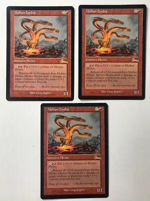 3x Molten Hydra 1999 Urza's Legacy Magic Cards FREE SHIPPING • $2.99