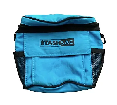 STASHSAC Unisex Blue Zip Around Micro Travel Pouch Bag • $13.58