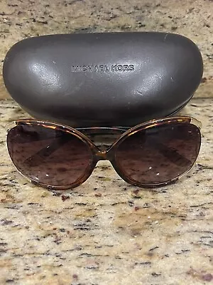 Michael Kors Women’s Sunglasses Tortoise Brown And Gold With Case Pre-owned • $35.99