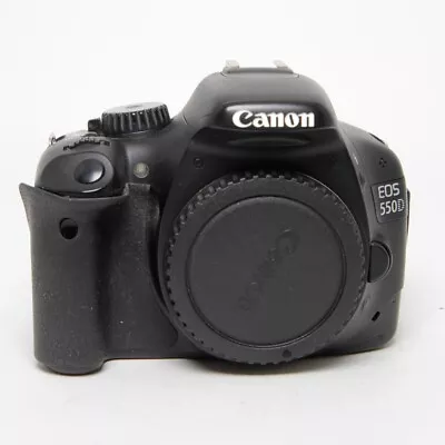 Used Canon EOS 550D Body. Rubber Peeling Away From The Body No Eye Cup • £69