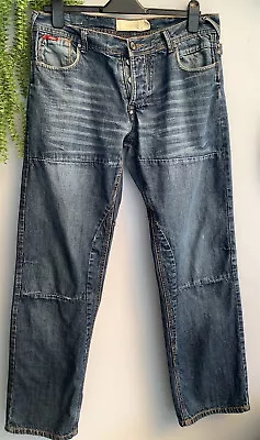 £3 • Buy Lee Cooper Jeans 34R 100% Cotton Great Detailing L31.5” Straight Leg Vgc Clean