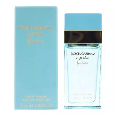 DOLCE & GABBANA D&G LIGHT BLUE FOREVER Pour Femme Eau De Parfum 25ml EDP Spray • £34.60