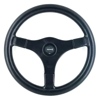 Genuine Momo Master C36 360mm Black Leather 3 Spoke Steering Wheel. SUPERB! 7A • $766.61