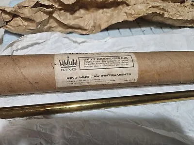 🤴 King ORIGINAL RARE OLD ANTIQUE Trombone *Replacement Parts* • $145