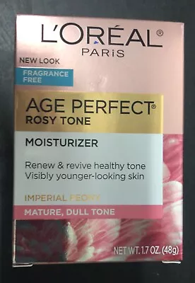 L'oreal Paris Fragrance Free Age Perfect Rosy Tone Moisturizer Imperial Peony(O4 • $18