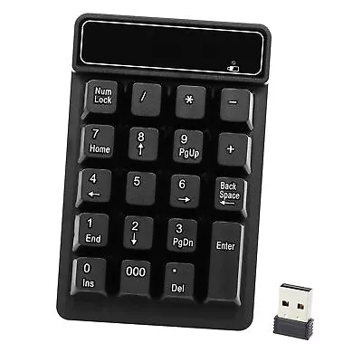 2.4Ghz  Numeric Keypad Mechanical Feel Number Pad Keyboard 19 Keys H8D2 • £10.39