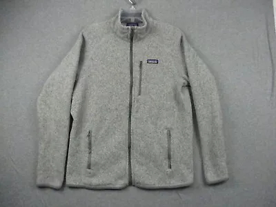 Patagonia Better Sweater Jacket Fleece Men's Large Heathered Gray Zip Pockets • $54.86