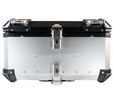 Suzuki VSTROM 650 2012 2013 2014 2015 2016 Top Case GPR Tech 55L Silver Aluminum • $433.40