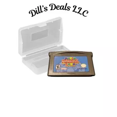 Mario Pinball Land  Nintendo Gameboy Advance With Clear Protective Case Vtg • $19.95