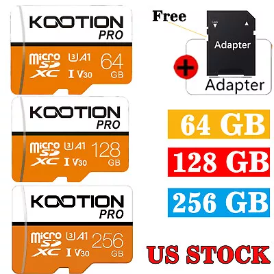 1-3PACK 64GB 128GB 256GB Micro SD Card Class 10 V30 Memory Card U3 TF Card LOT • $18.11