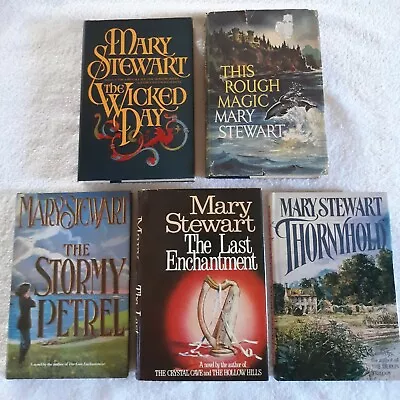 Lot Of 5 MARY STEWART Hardcovers Gothic Suspense Romance • $27.80