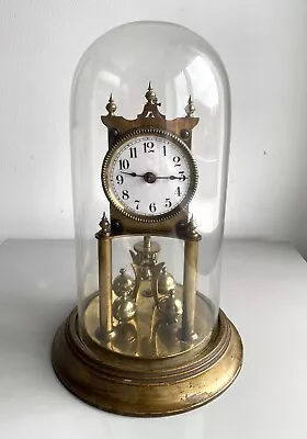 Antique Early 20th Century 400 Day Anniversary Torsion Clock For Repair  • £99.99