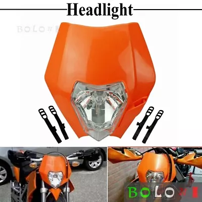 Motorcycle Dirt Bike Headlight For KTM SXF XCWF EXC 125 250 300 350 450 500 530 • $31.99