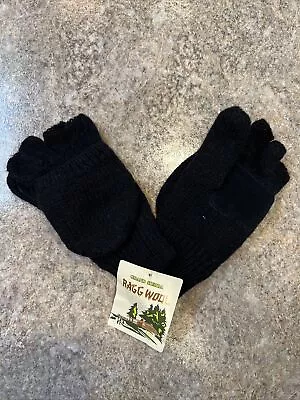 Grand Sierra Ragg Wool Glove-Mitt (Glomitt) (Men's L/XL Black New) • $9.99