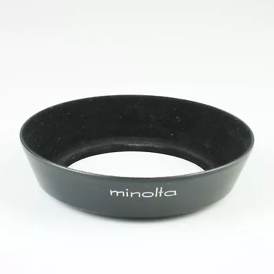 Minolta MC - 55mm Screw-in Round Metal Lens Hood Shade - For 28mm F/2.8 Lens • $19.99