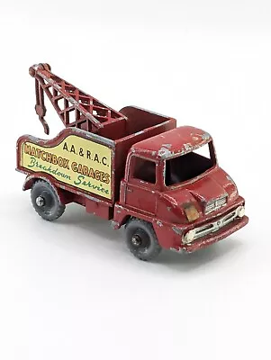 MATCHBOX LESNEY Moko 13c Ford Thames Wreck Truck GPW 1960 Vintage Diecast Toy  • £0.99