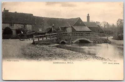 Postcard UK Guildford England Gomshall Mill Surrey Horse Drawn Cart Bridge • $7