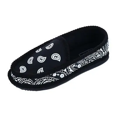 New Trooper America Men's Bandana Print Slip On House Shoe Slipper • $51.94