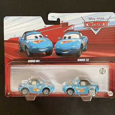 Disney Pixar Cars Dinoco Mia & Dinoco Tia 2 Pack Set BNIB • £13.49