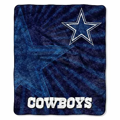 NFL Dallas Cowboys 100% Super Soft Sherpa Throw Blanket Large 50  X 60  • $43.07