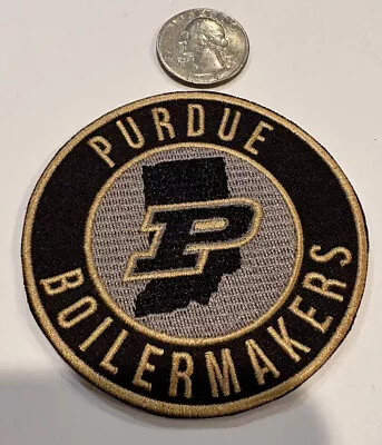 PU Purdue Boilermakers Vintage Style Embroidered Iron On Patch 3 X 3  Beautiful! • $6.50