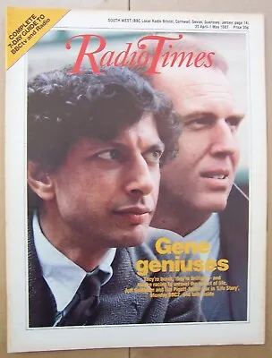Radio Times/1987/Jeff Goldblum/Tim Pigott-Smith/Queen Victoria & Photography/ • $8.09