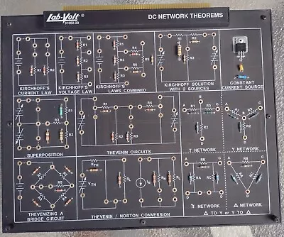 91002-20 - Lab-volt - Dc Network Theorems - Used - Excellent Condition • $79.99