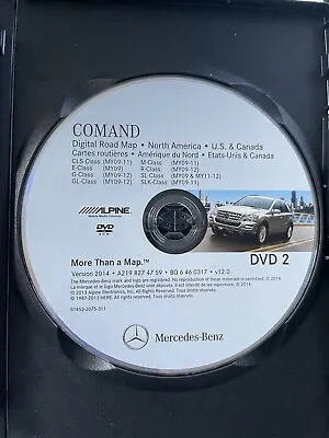 2009-2012 Mercedes Cls E G Gl M R Sl Slk Class Navigation Dvd Update Ver 2014🟠 • $139.95