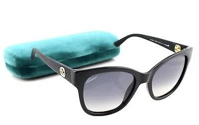 $499.95 • Buy RARE NEW Genuine GUCCI Black Rubber Grey Sunglasses GG 3786 S LWD DX