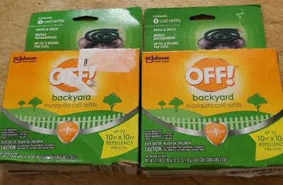 OFF! Backyard Mosquito Coil Refills 6 Count Box Lot Of 2  • $17.25