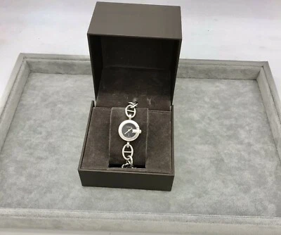 GUCCI Watch Charm Bracelet Style 107 Series Ladies Silver Colour Boxed C2 • £120
