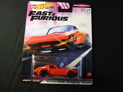 Hot Wheels Premium Fast And Furious 65 Corvette Stingray Coupe (Quick Shifters) • $12