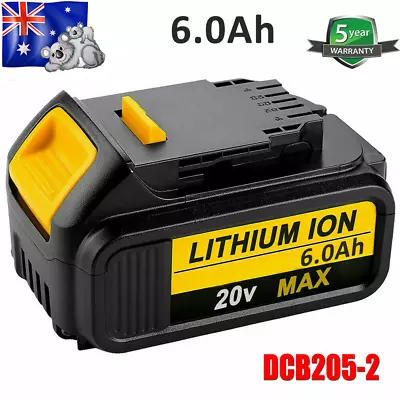 18v Battery For DEWALT 18V XR 6 Amp DCB184-XE Li-Ion Slide Battery DCB182 DCB200 • $31.90