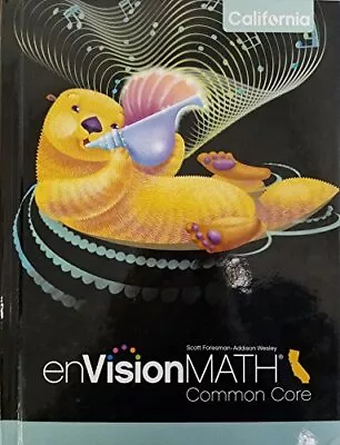 Envision Math Grade 3 California Edition Common Core Edition 9780328784035  • $39.45
